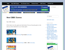 Tablet Screenshot of cbbcgames.org