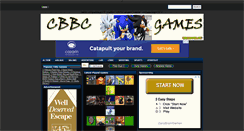 Desktop Screenshot of cbbcgames.net