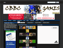 Tablet Screenshot of cbbcgames.net